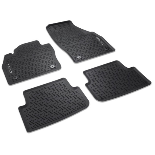 VW Taigo rubber vloermatten 4-delig Origineel Volkswagen | 2G7061500 82V