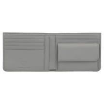 Wallet cowhide silver grey | B66959259