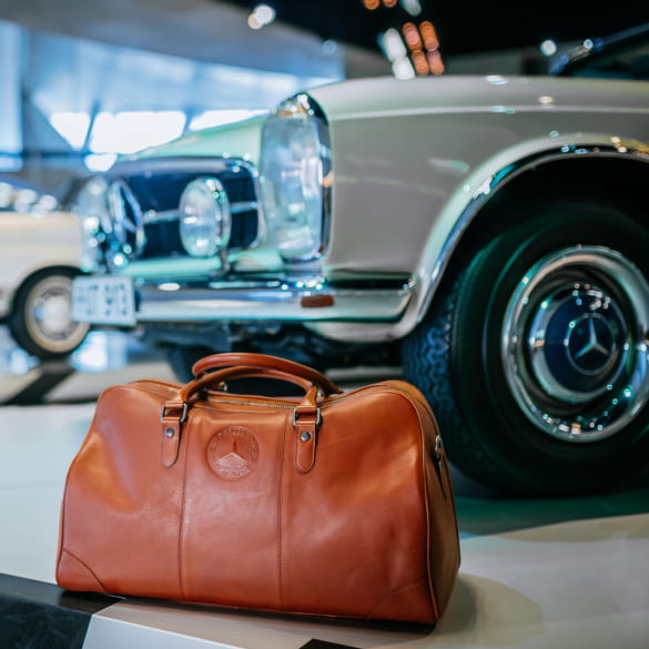 Weekender Vintage Cognac Brown Original Mercedes-Benz Classic | B66057003