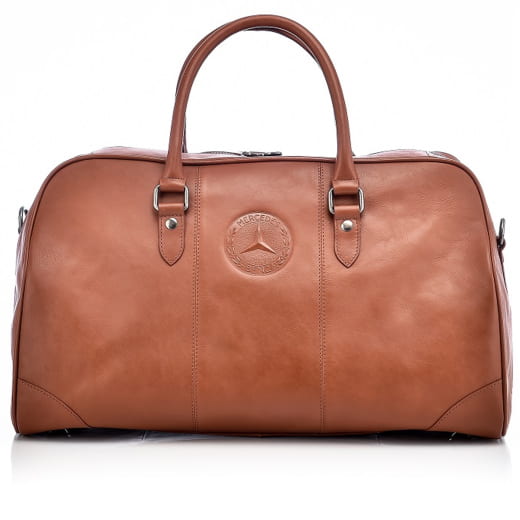 Bolsa weekender vintage cognac marrón Original Mercedes-Benz Classic | B66057003