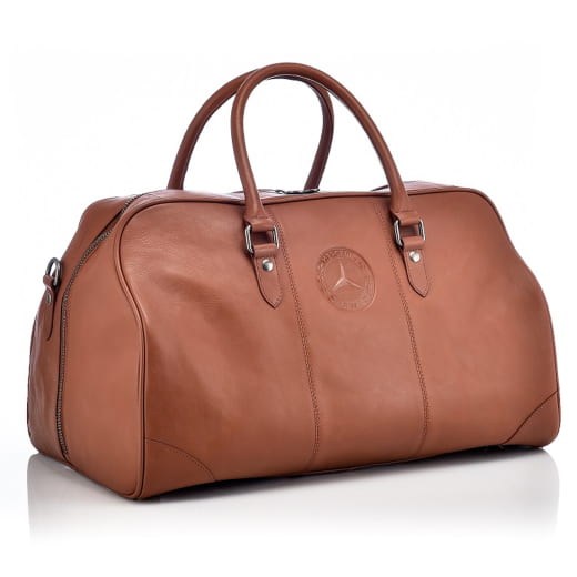Bolsa weekender vintage cognac marrón Original Mercedes-Benz Classic | B66057003