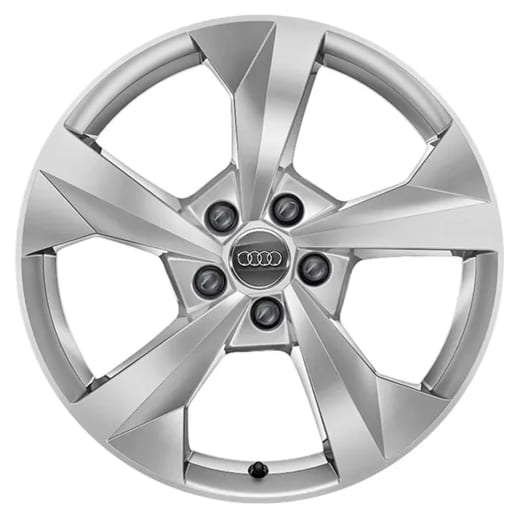 Wheels Audi A3 8Y 18 inch silver 5-spokes Genuine | 8Y0071498A 8Z8-A3