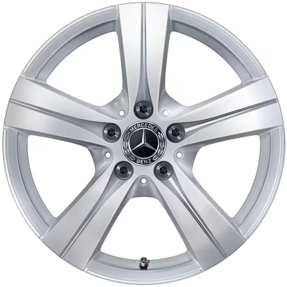 Wheels C-Class S206 17 inch silver 5-spokes Genuine Mercedes-Benz