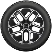 Wheels E-Class S214 18 inch Genuine Mercedes-Benz 5-Y-spoke black | A2144012900 7X23-S214