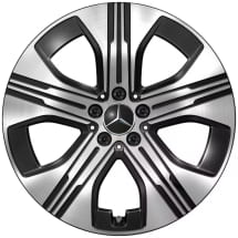 Wheels EQB X243 19 inch black Genuine Mercedes-Benz | A2434011900 7X23-X243