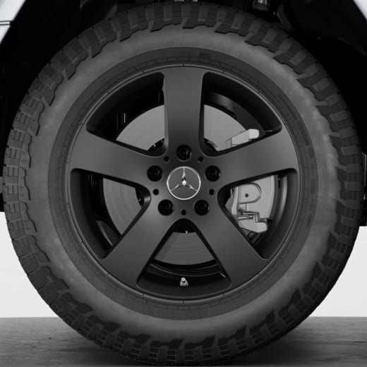 Wheels G-Class W465 18 inch black 5-spokes Genuine Mercedes-Benz | A4654012500 7X35-W465