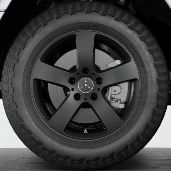 Wheels G-Class W465 18 inch black matt 5-spokes Genuine Mercedes-Benz