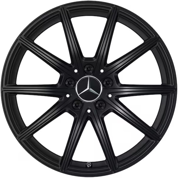 Wheels GLA H247 18 inch black matte 10-spokes Genuine Mercedes-Benz
