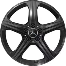 Original Mercedes-Benz GLB EQ X244 18-inch black car rims | A2444010600/0000 7X43-X244