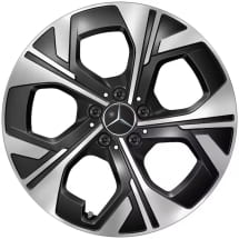 Original Mercedes-Benz GLB EQ X244 19-inch black car rims | A2444011200/1300 7X23-X244