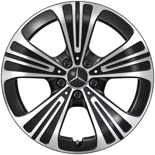 Wheels GLC SUV X254 18 inch Genuine Mercedes-Benz 5-spoke black | A2144012200 7X23-X254