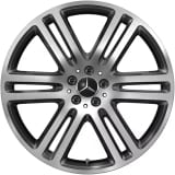 Wheels GLE SUV V167 21 inch Genuine Mercedes-Benz 6-twin-spoke black