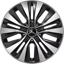 Wheels Mercedes-Benz GLA H247 17 inch 5-twin-spoke black | A1774011000 7X23-H247