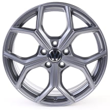 Wheels VW Golf 5 Variant 18 inch grey Huntsville Genuine Volkswagen | 5H0071498 DM9-Golf5Variant