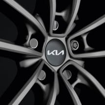 Wielmoeren & wielslot donkerchroom Origineel KIA | 66490ADE50DC