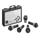 Wielslotset zwart M15 x 1,25 x 44 Original Mercedes-Benz