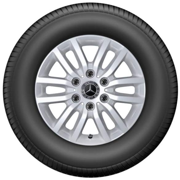 winter wheels 16 inch silver Sprinter 907 rear-wheel drive complete wheel set | Q440181110330/40