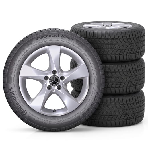 Winter wheels 17 inch V-Class Mopf2 W447 silver Genuine Mercedes-Benz | Q44019111082A-83A