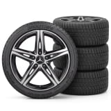 winter wheels 18 inch CLA C118/X118 sheen finish genuine Mercedes-Benz
