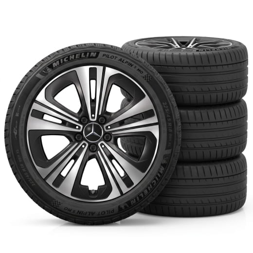 Winter wheels 18 inch CLA EQ Shooting Brake X174 black Michelin | Q44014151404A/05A/06A/07A-X174