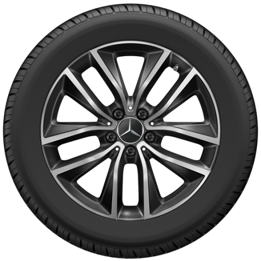 S-Class W223 winter wheels 18 inch black genuine Mercedes-Benz | Q44014191124A/25A