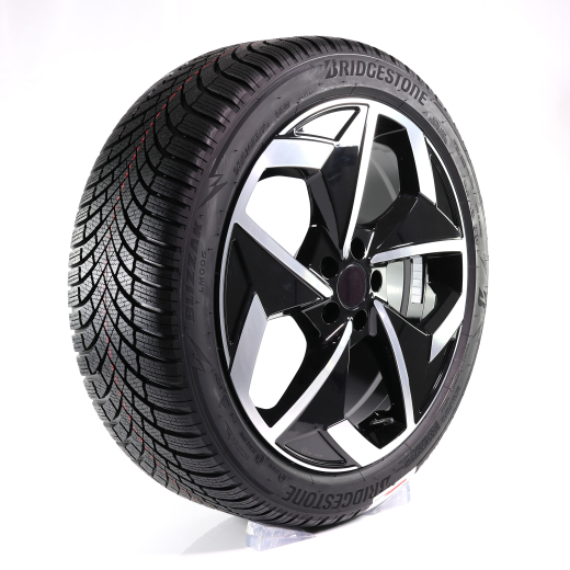 Winter wheels 19 inch black silver Smart ONE #1 HX11 complete wheel set Bridgestone | L95405365B-Set