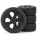 Winter wheels 19 inch black smart ONE #1 HX11 complete wheel set Bridgestone