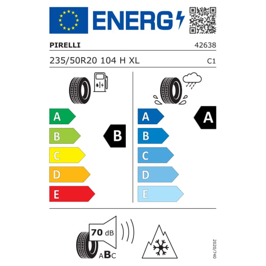 Winter wheels 20 inch GLC EQ X540 Pirelli Genuine Mercedes-Benz | Q440301713160/70/80/90-X540