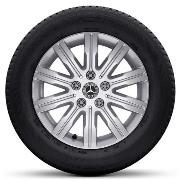Winterbanden 16 inch Citan W420 vanadiumzilver complete wielen Original Mercedes-Benz