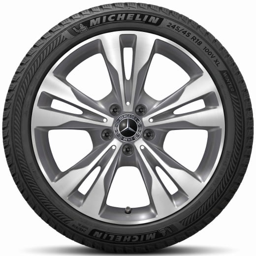 Originele 18 inch winterwielen in glansgedraaid grijs voor V | Q44019151020A-Satz