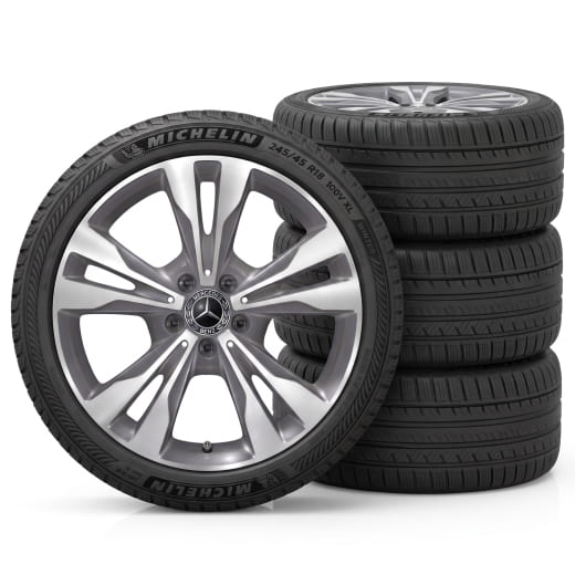 Originele 18 inch winterwielen in glansgedraaid grijs voor V | Q44019151020A-Satz