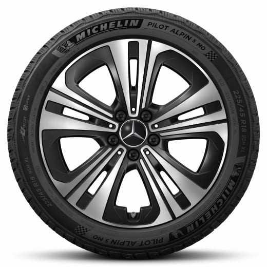Winterräder 18 Zoll CLA EQ Shooting Brake X174 schwarz Michelin | Q44014151404A/05A/06A/07A-X174