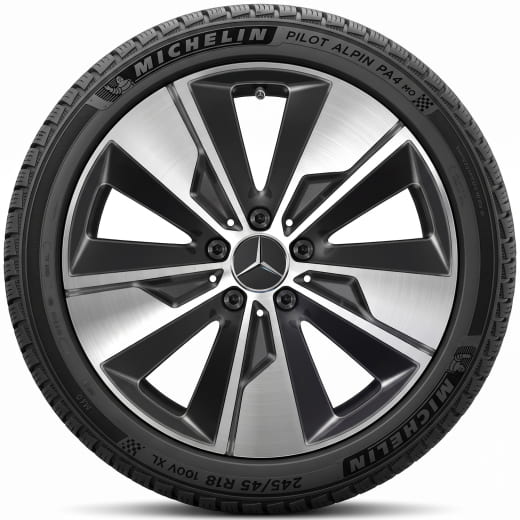 Winterräder 18 Zoll V-Klasse Mopf2 W447 schwarz Original Mercedes-Benz | Q44019151024A-Set