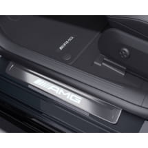 AMG instaplijsten verlicht zilver/wit EQS X296 | A2976802207-X296