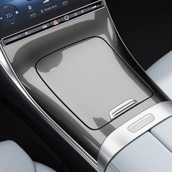 Zierelement Mittelkonsole Metalleffekt CLE A236 Cabrio Original Mercedes-Benz