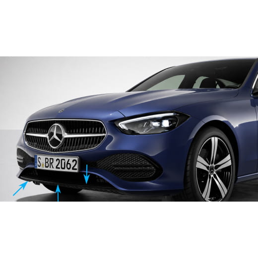 Zierleiste Frontstoßstange Schwarz C-Klasse S206 T-Modell Original Mercedes-Benz | Frontzierleiste-Schwarz-S206-Avantgarde