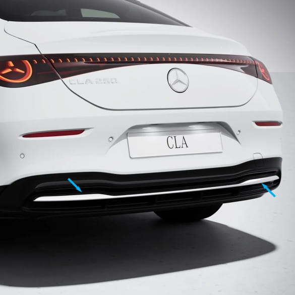 Zierleiste Heckstoßstange CLA C178 Chrom Original Mercedes-Benz | A1748856400-C178
