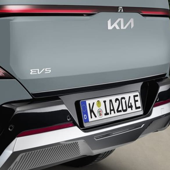 Zierleiste Kofferraum KIA EV5 schwarz hochglanz Original KIA