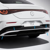 Zierleisten Heckstoßstange CLA C178 Chrom AMG Line Original Mercedes-Benz