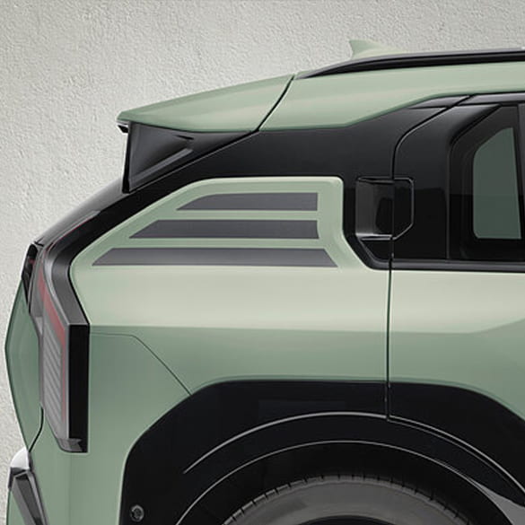 Zierstreifen Folien Satz C-Säule Silber KIA EV3 Original KIA