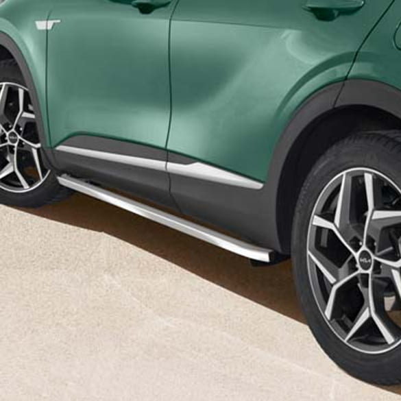 Zijstangen zijbalk montage roestvrij staal zilver KIA Sportage NQ5 Origineel KIA