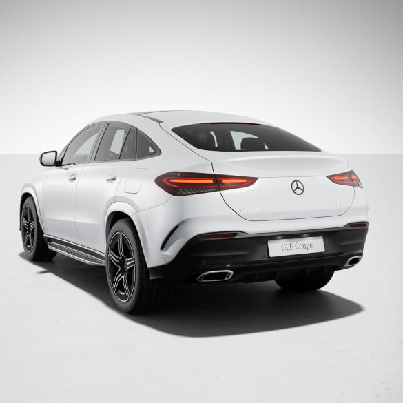 Zwart chroom Mercedes-ster kofferklep GLE C167 Coupé   | GLE-C167-Stern-Heck