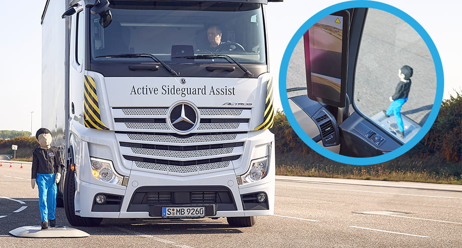 Active Sideguard Assist von Mercedes-Benz Active Sideguard Assist von Mercedes-Benz