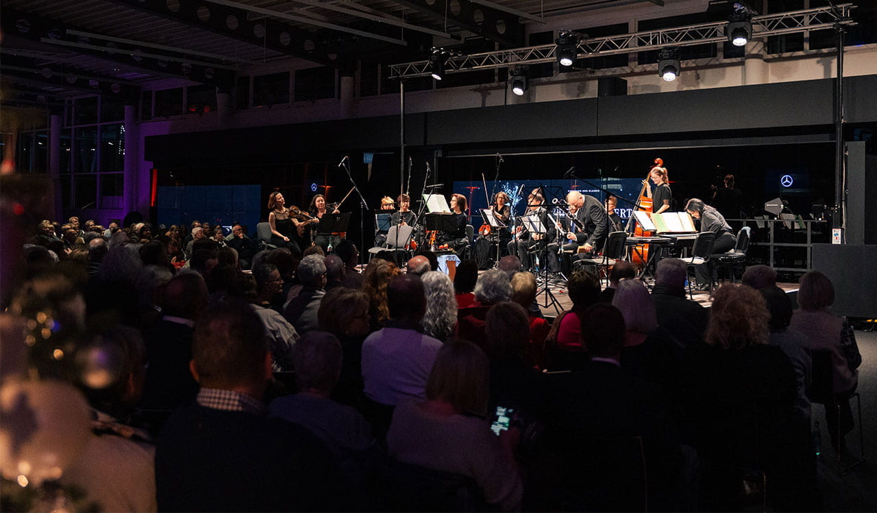 Kammerorchester auf der Bühne 