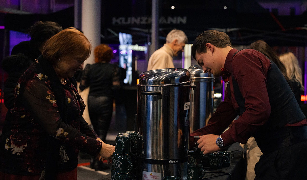 Ausschank nach dem Konzert