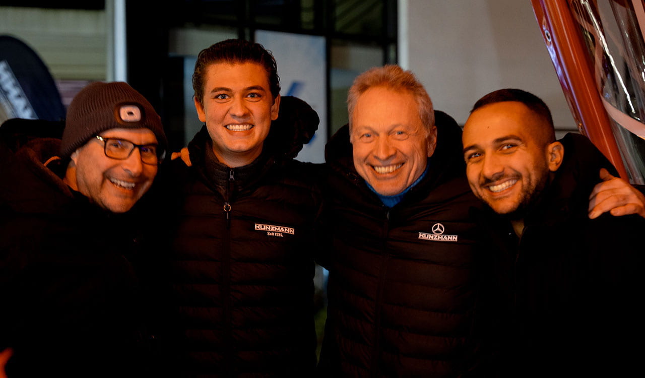 Vier Kunzmann-Mitarbeiter 