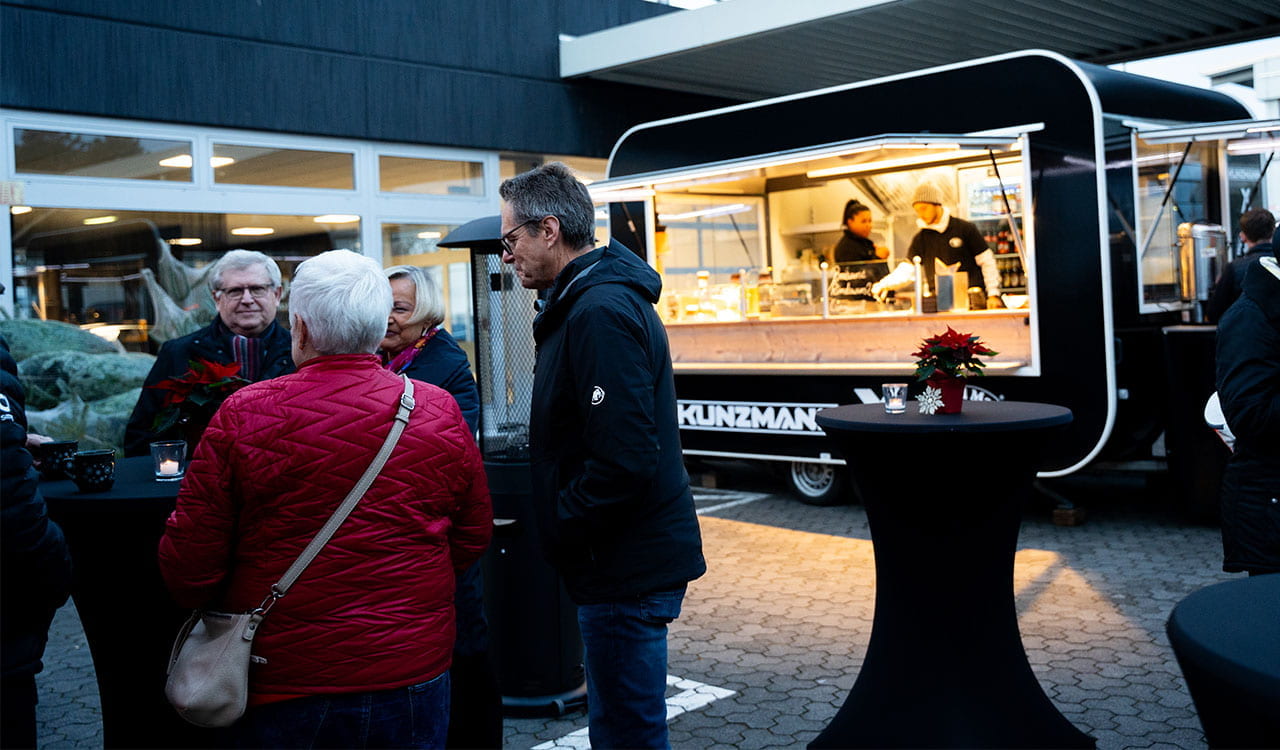 Essenstand und Kunzmann-Kunden