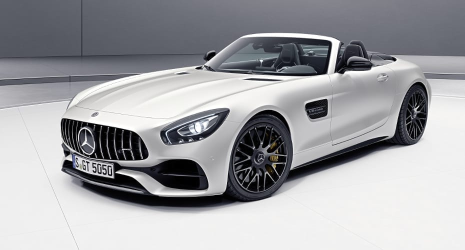 Mercedes-AMG GT C Roadster Edition 50, Exterieur: kaschmirweiß Mercedes-AMG GT C Roadster Edition 50, Exterieur: kaschmirweiß