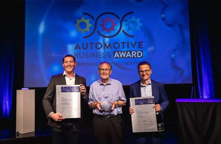 Gewinner in der Kategorie Service des Automotive Business Awards 2022