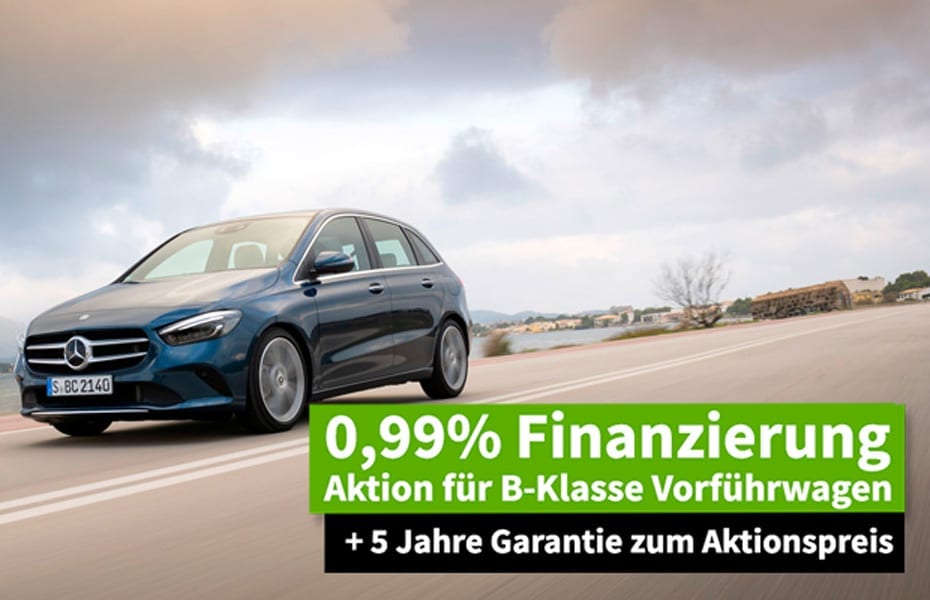 Finanzierungsangebot für die B-Klasse Finanzierungsangebot für die B-Klasse